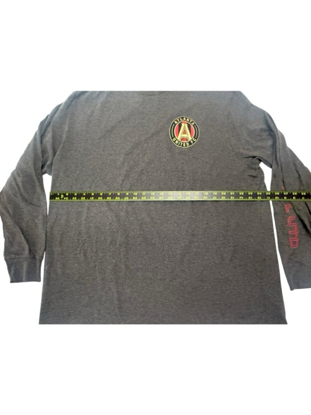 Atlanta United FC Long Sleeve Shirt Men’s 2XL Gray Fanatics MLS Soccer Tee - Picture 7 of 16